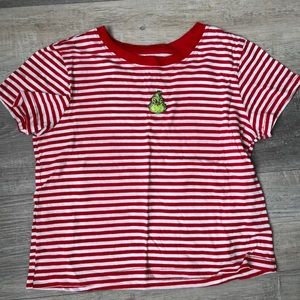Grinch crop top